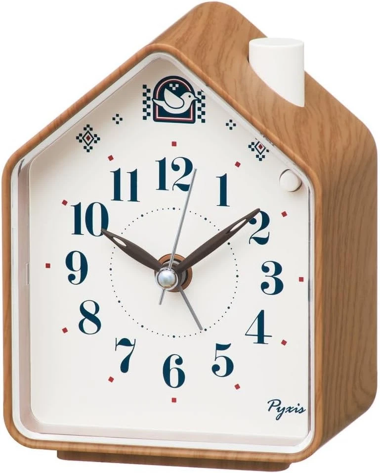 Reloj Seiko Despertador Naturaleza Sonido Analógico Conmutable Alarma Pyxis NR453B Foto 2 de 4