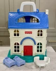 Fisher Price #2511 Little People Vintage ‘96 Doll House Home Sweet Home + Extras