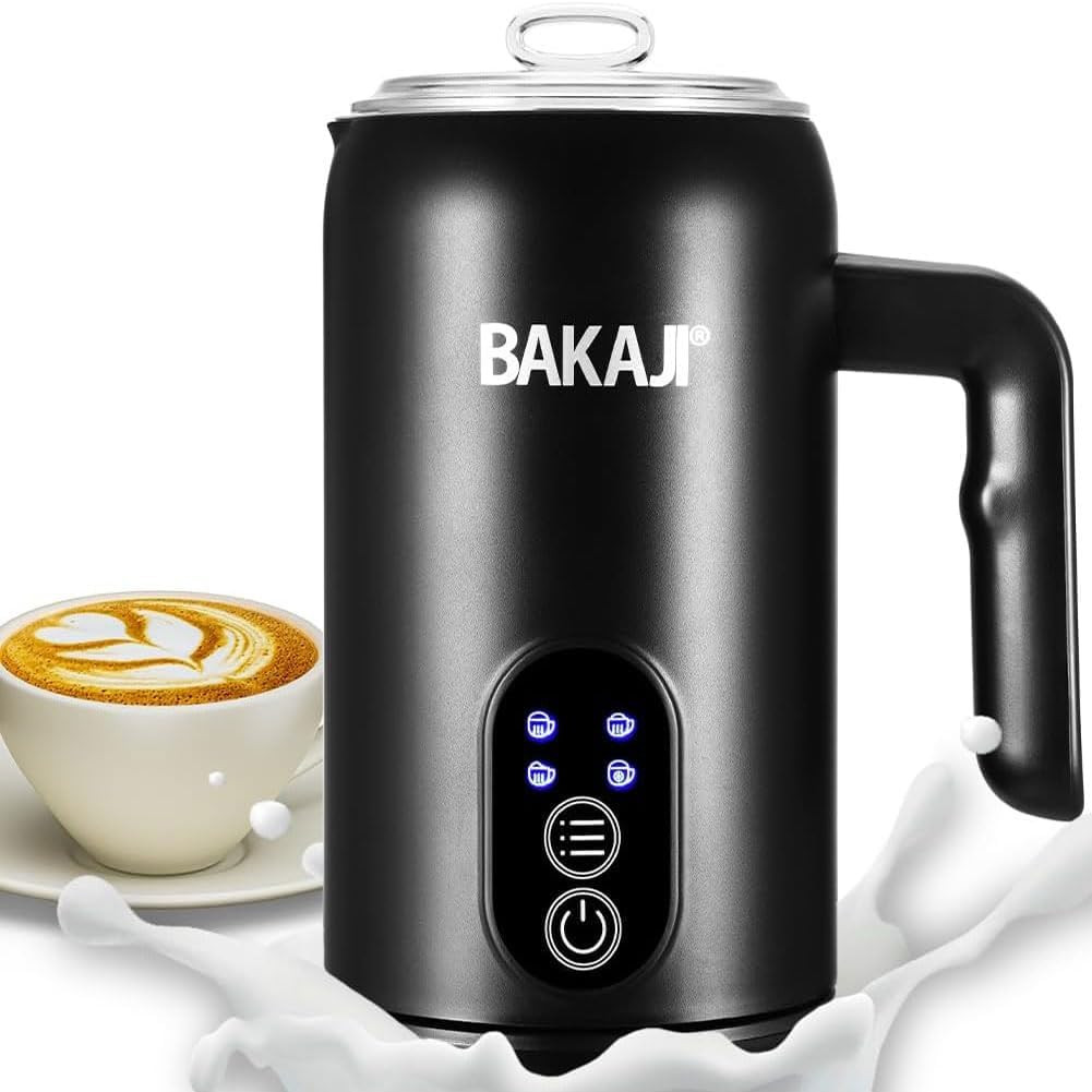 Montalatte Elettrico 4 in 1, Cappuccinatore Automatico 350 Ml, Schiumatore per S