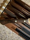 EKCO FLINT 6 Steak Knife Set Stainless USA Wall Mounted MCM Vintage Estate Sale — photo 4