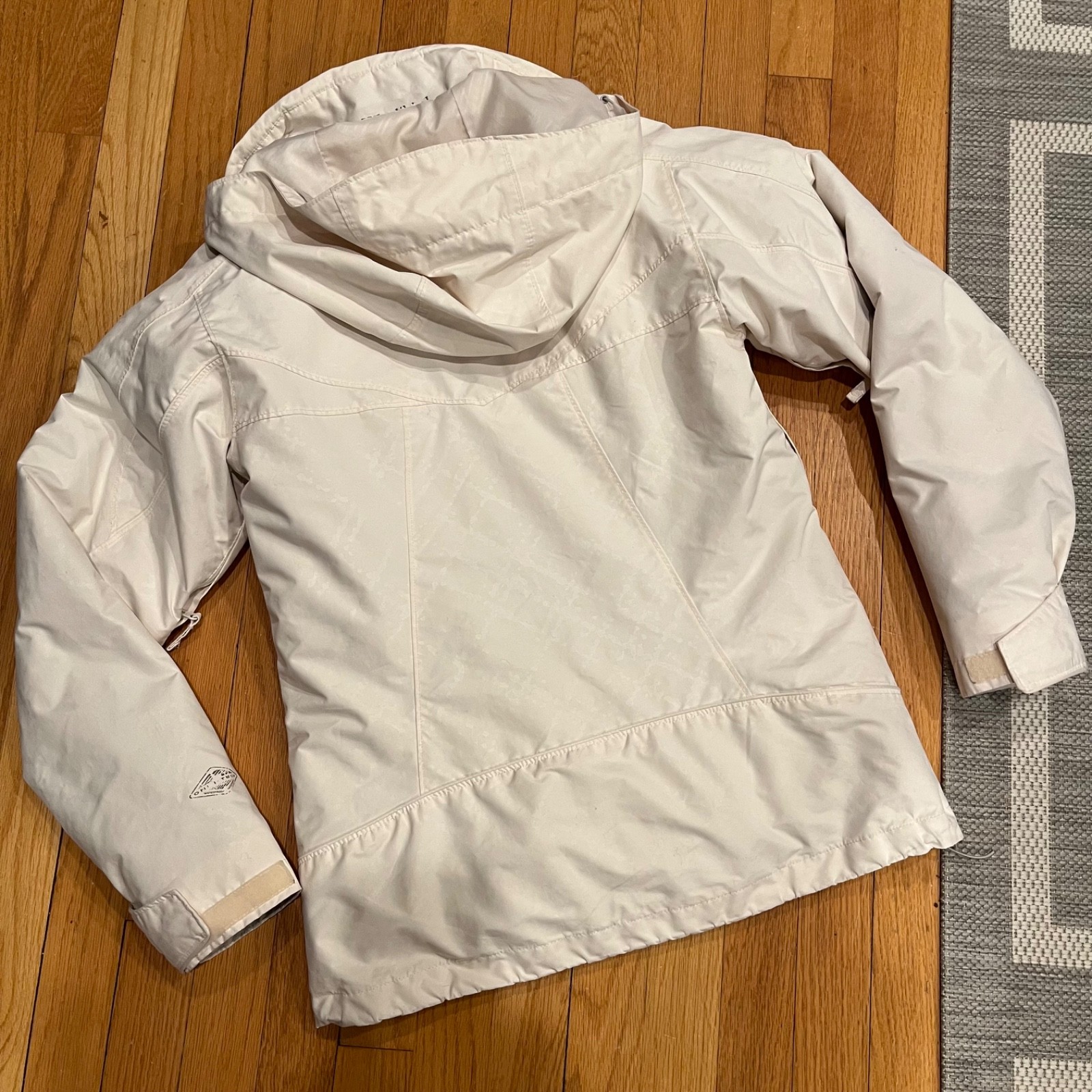 Columbia Women’s Whirlibird Interchange Winter Jacket Cream/Olive Size Small thumbnail 4