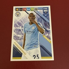 2018/19 Fernandinho Manchester City Brazil Panini Adrenalyn Card #21