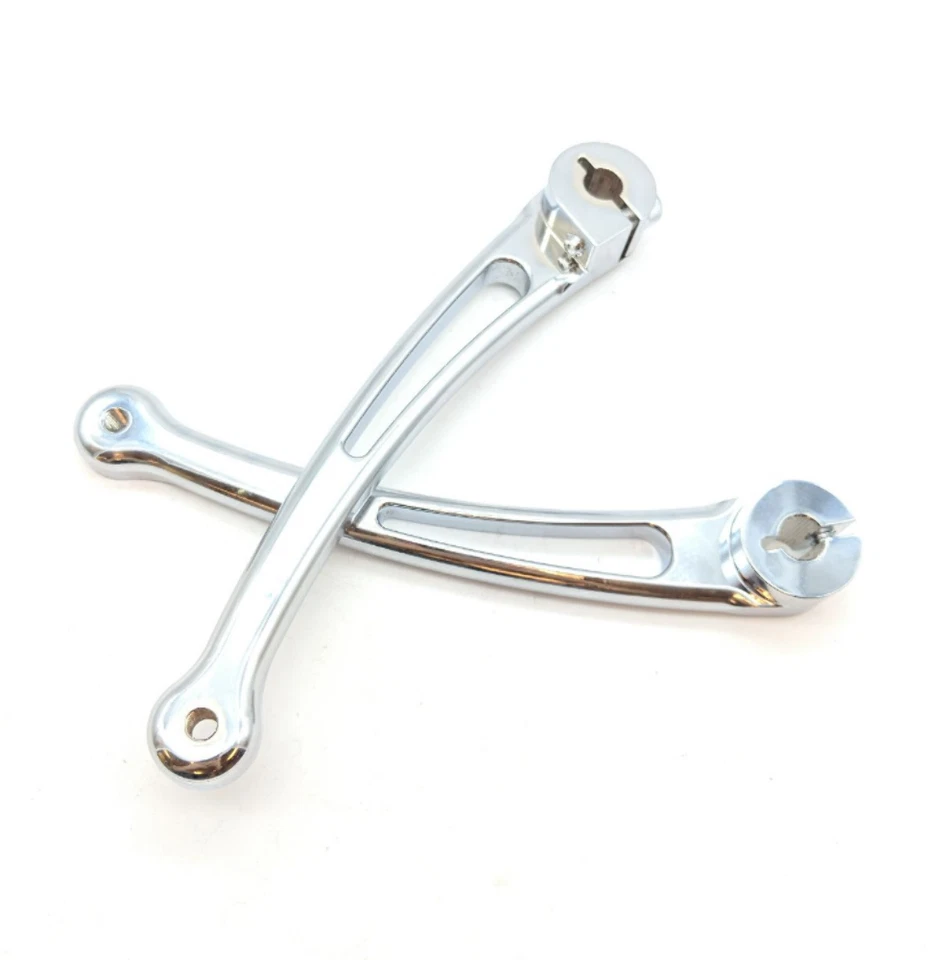 Harley-Davidson EFI 1998-2009 palancas de cambio cromadas talón/puntera Arlen Ness 19-790 Foto 2 de 3