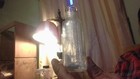 VINTAGE "MINARD'S LINIMENT FRAMINGHAM MASS.U.S.A." EMBOSSED~5"~CLEAR~CORK TOP~ — photo 1