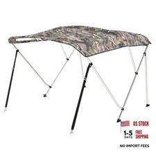 3-4 Bow Bimini Boat Top Cover Sun Shade Boat Canopy Waterproof 1 Inch
