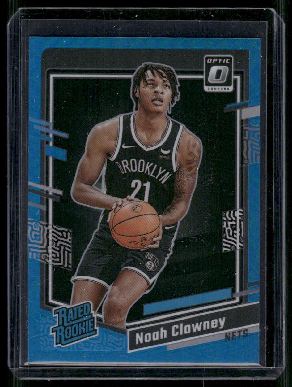 2023-24 Donruss Optic #205 Noah Clowney Blue Seismic #/249