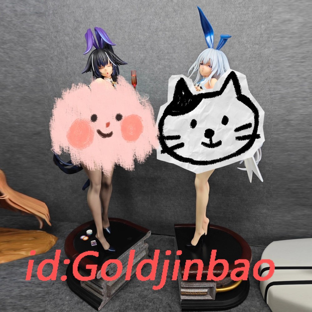 Aimi Studio Azur Lane Musashi Shinano Statue PU Bunny Girl 1/4 In