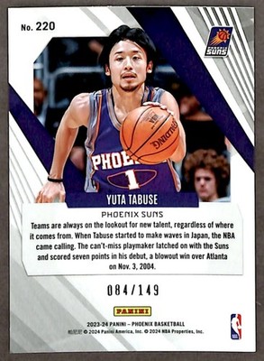 2023-24 Panini Phoenix - Yuta Tabuse #220 Greenice Phoenix /149