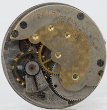 SETH THOMAS 497867 GRADE 35, 6s 7j POCKET WATCH MOVEMENT FOR REPAIR (FE)
