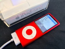 Apple iPod Nano 16GB 4th Generation - Product Red - Model A1285  NEEDS BATTERY