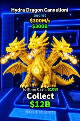  (CHEAPEST) HYDRA DRAGON CANNELLONI 300M/S+ STEAL A BRAINROT RARE   