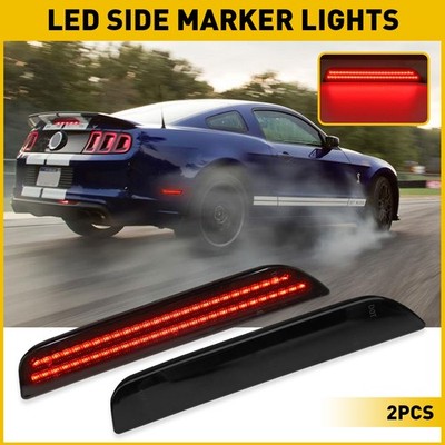 For 2010-2014 Ford Mustang Base/GT/Shelby GT500 LED Rear Marker Side Lamp Lights
