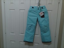 HISEA Kid's Snow Pants 3M Thinsulate Insulated Ski Pants Winter, Blue - Small