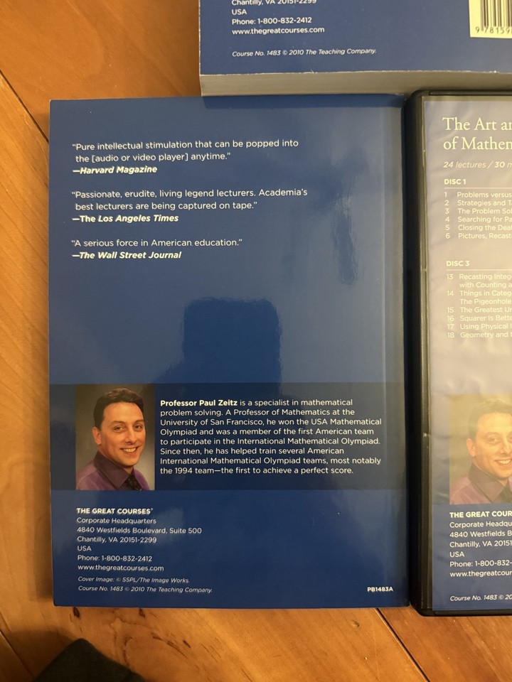 Art and Craft of Mathematical Problem Solving DVDs, Guidebook ...