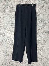 Kasper Dress Pants Women 6 Black Straight Leg Lined Career Office Classic EUC