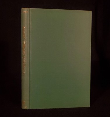 Aristotle's Philosophy of Mathematics, H G Apostle 1959 U of Chicago Press HC