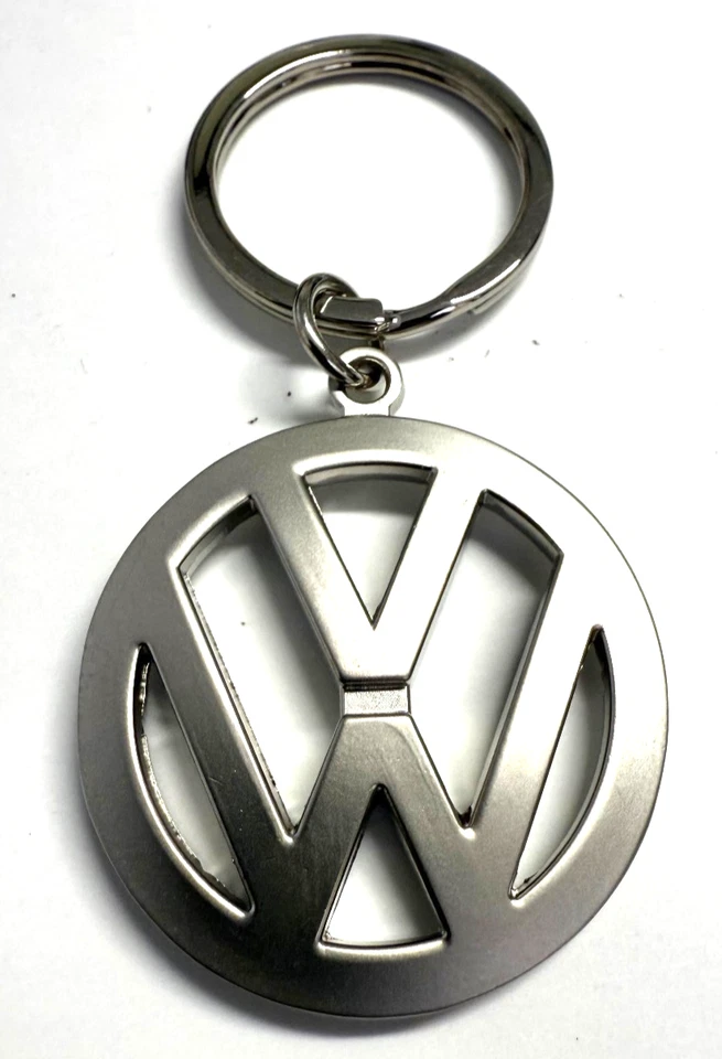 Volkswagen Metal Key Chain Keyring Fob Silver - Image 2 of 2