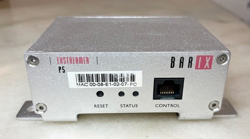 BARIX Exstreamer P5 - Multiformat IP Audio Decoder w/ Amplifier - PoE Powered