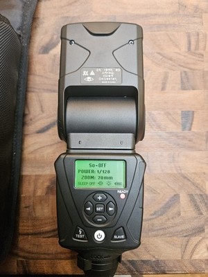 Lumopro LP180 Quad Sync Manual Hot Shoe Flash Tested Working