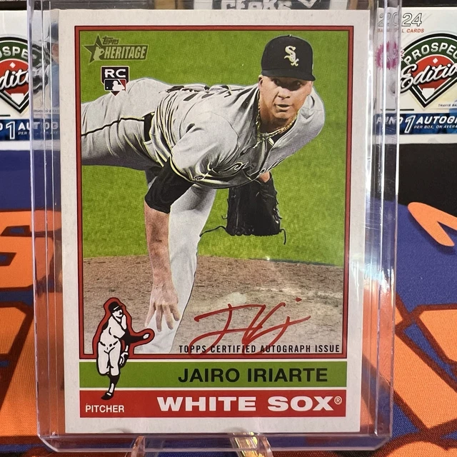 2025 Topps Heritage - JAIRO IRIARTE Auto Red Ink #ROA-JI 25/76