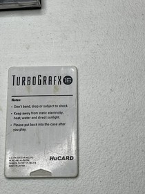 1991 TurboGrafx 16 Disney's Tale Spin w/ case,card,manual UNTESTED!!