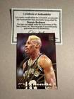 DENNIS RODMAN 1993 Topps Stadium Club with AUTOGRAPH & COA San Antonio Spurs