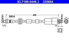 ATE 83.7188-0446.3 Bremsschlauch Vorne für FORD MONDEO III Kombi (BWY)