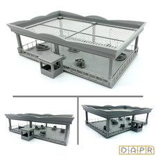 DAPR-N Gauge Model Railway Scenery Kit - Fairground Bumper Cars Dodgems