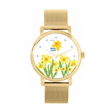 Toff London TLWS-37353 Ladies Marie Curie Daffodil Field Watch