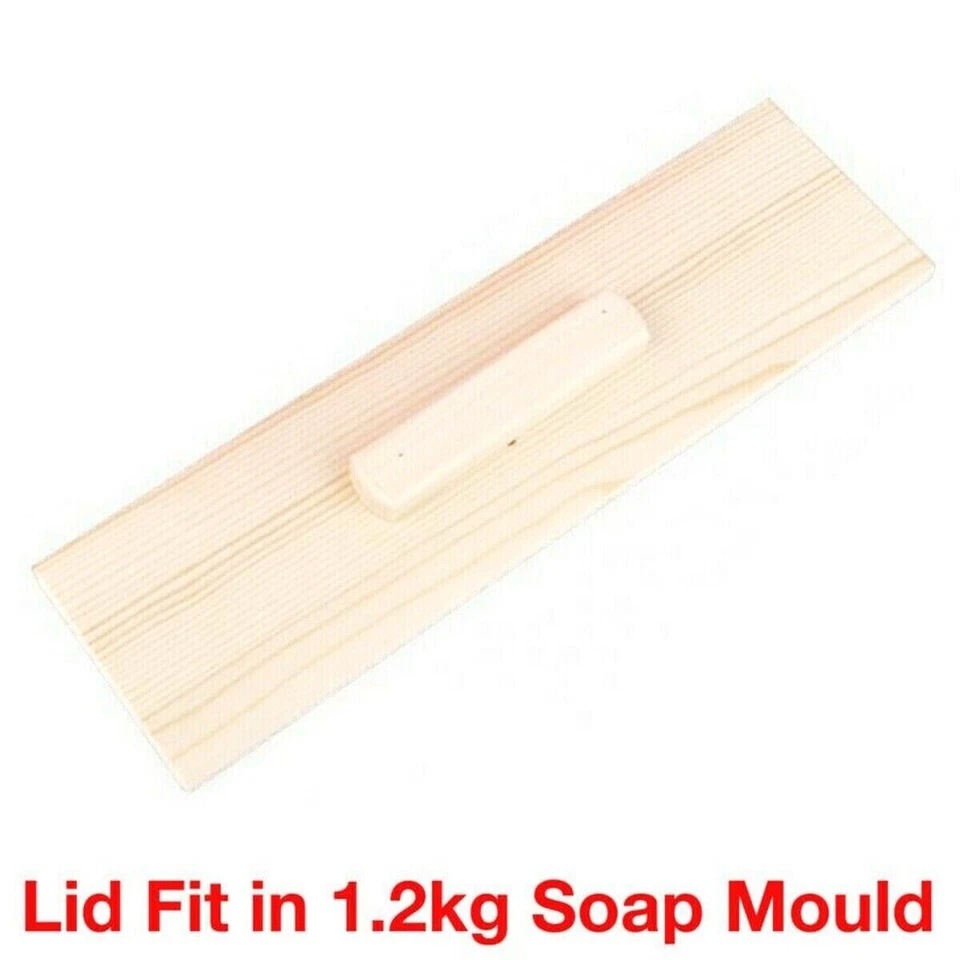 1.2kg Wood Loaf Soap Mould w/Silicone Mold Cake Making Wooden Box produce 2 sets - image 2 of 4