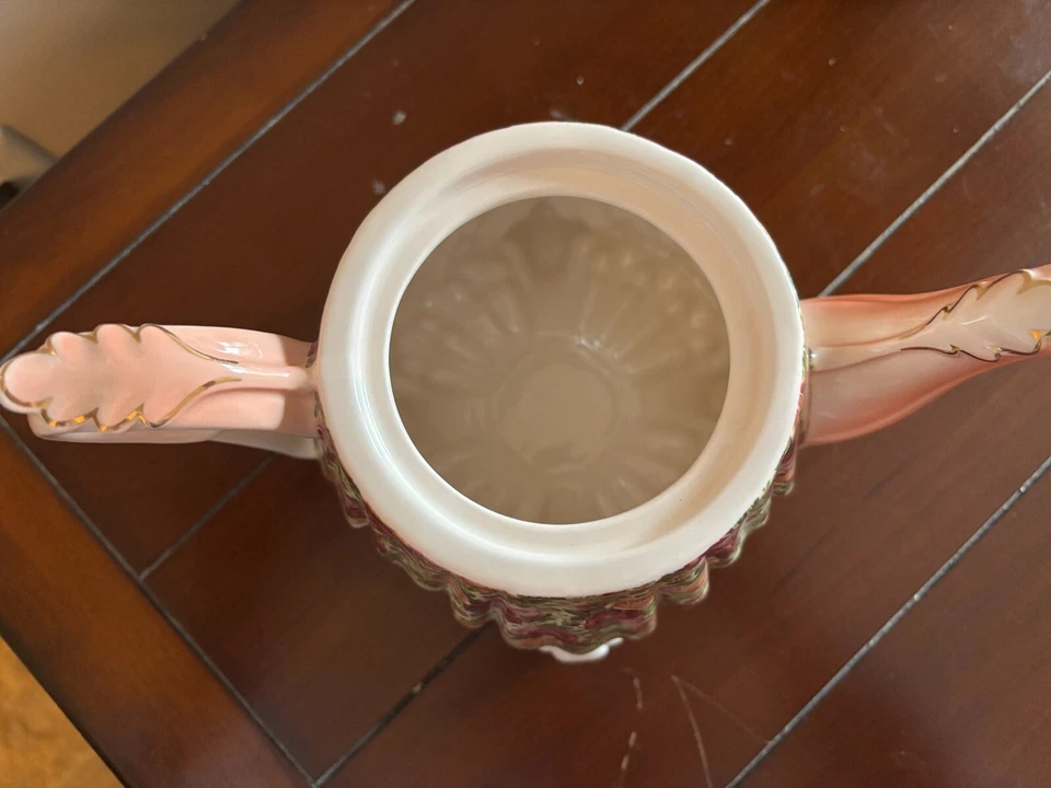 ROYAL ALBERT Old Country Roses Chintz Large Teapot By Paul Cardew - Image 4 of 4