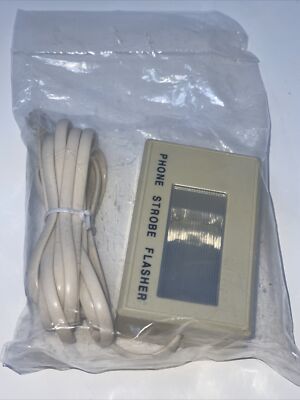 LYNN 070 VISUAL PHONE STROBE FLASHER *Aids the Hearing Impaired & in a Noisy Env