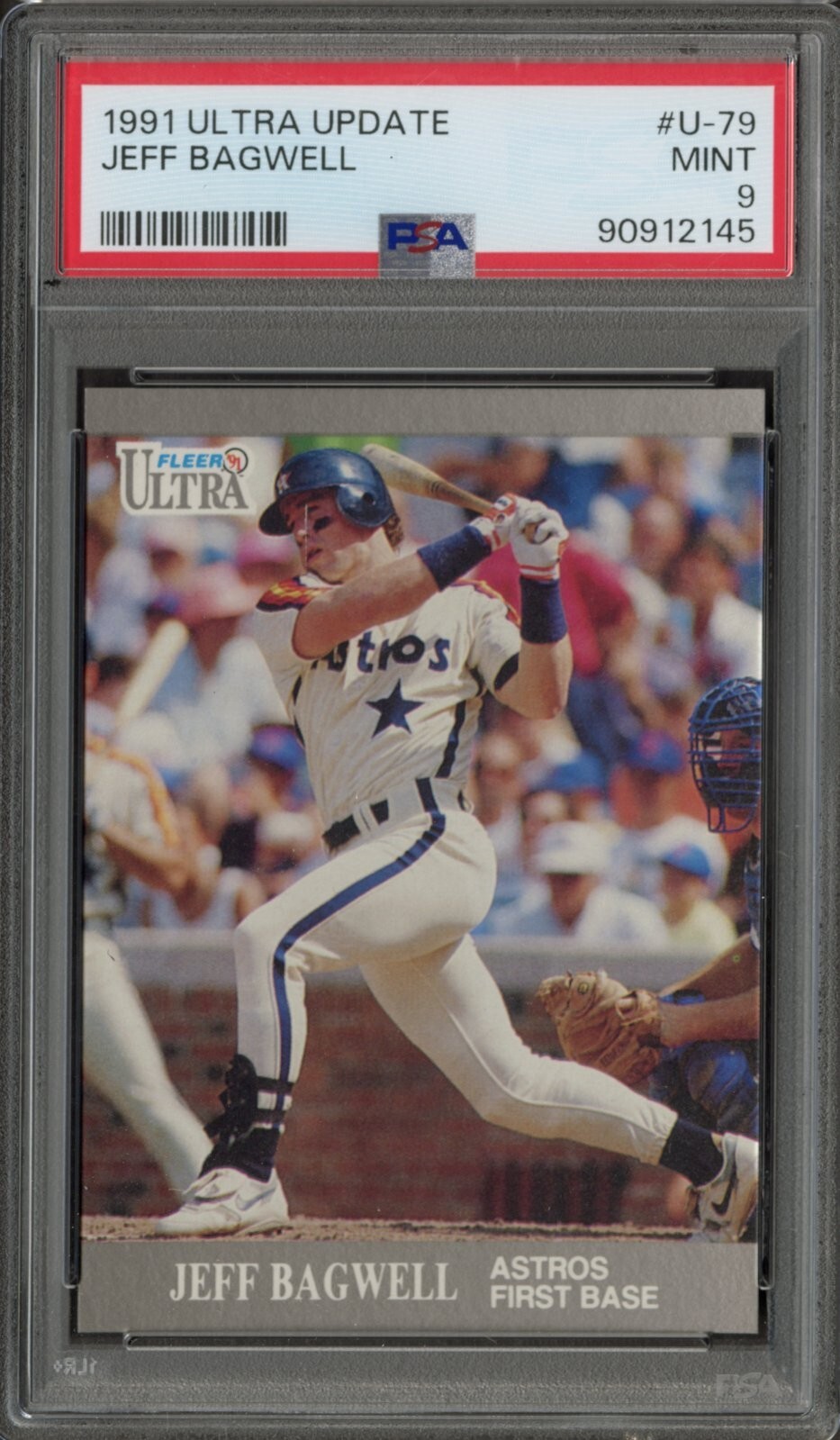 1991 Ultra Update Jeff Bagwell #U-79 PSA 9 MINT RC Rookie HOF
