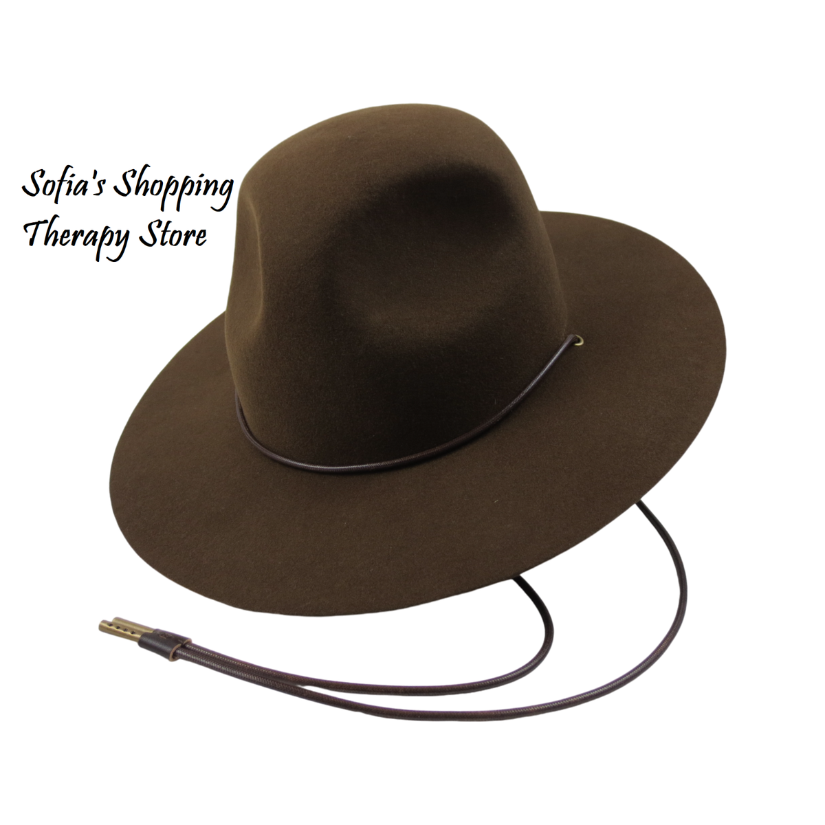 Will + Bear Sz SMALL Woodley Auburn Brown Scout Hat Wool  display picture 1
