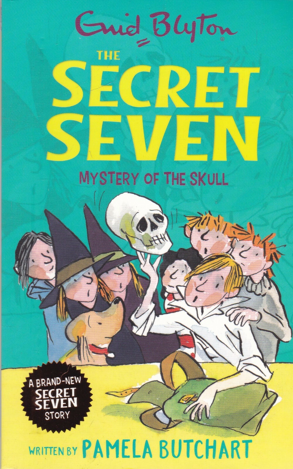 Secret Seven Mystery of the Skull by Pamela Butchart, Enid Blyton Paperback Book