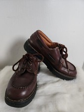 SmartFit Oxfords Dress Shoes Brown Leather Lace-Up Non-Skid Youth Boys Size 2.5