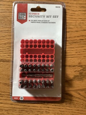 Sure Built 33 Piece Security Bit Set 98228