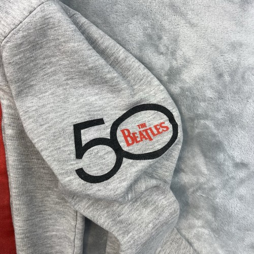 The Beatles 50 Year Anniversary Sweatshirt Gr. Small grau fleckig - Bild 7 von 14
