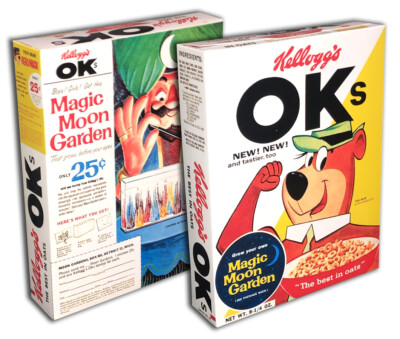 Kellogg's OKs (Yogi Bear) CEREAL BOX (BOX ONLY!)