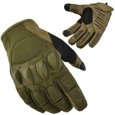 New Full Finger Gloves Men's Sports Non-Slip Wear-Resistant Protective Gloves