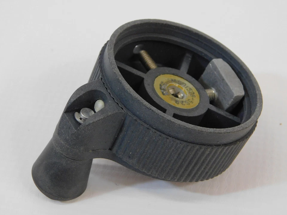 Raytheon MS-91528-5S28 1/4" Eje Grande Peso Radio Manivela Giratoria Perilla de Sintonización Foto 4 de 4