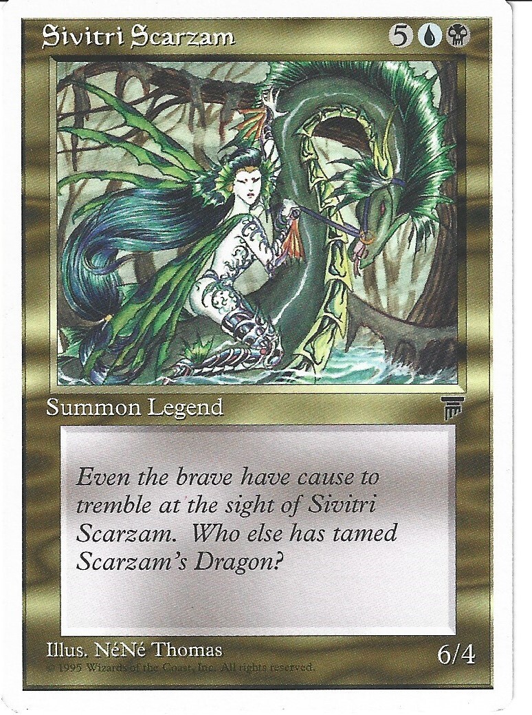 Legends MTG Sivitri Scarzam Magic The Gathering UC NM
