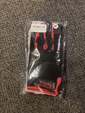 Rebz meduim gloves red and black