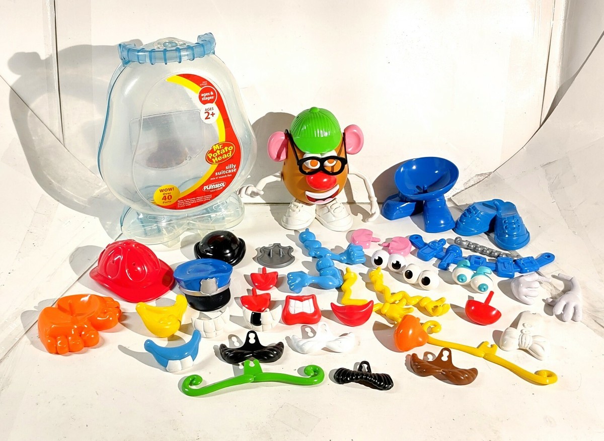 Classic Mr Potato Head Silly Suitcase 42 parts 2007 Playskool