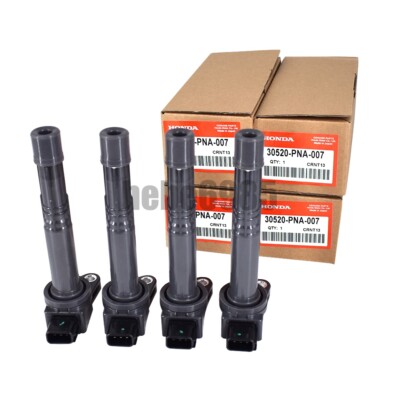 4x OEM UF311 Ignition Coil 30520-PNA-007 For 2002-2011 Honda Civic Element CR-V