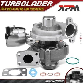 Turbolader Abgasturbolader für Citroën C3 C4 Ford C-Max Focus Peugeot 307 Volvo