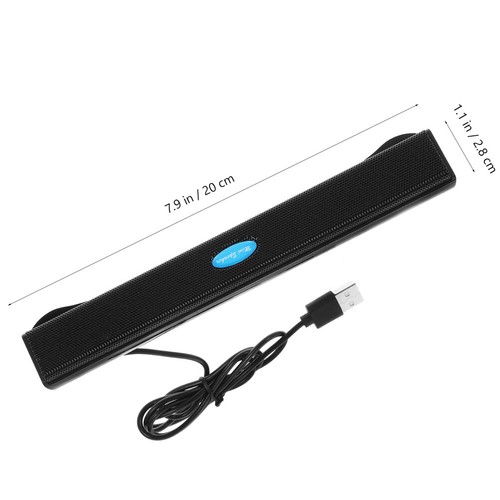 USB 2.0 Sound Bar Mini Subwoof Notebook Speaker Soundbar Surround Sound - Picture 12 of 12