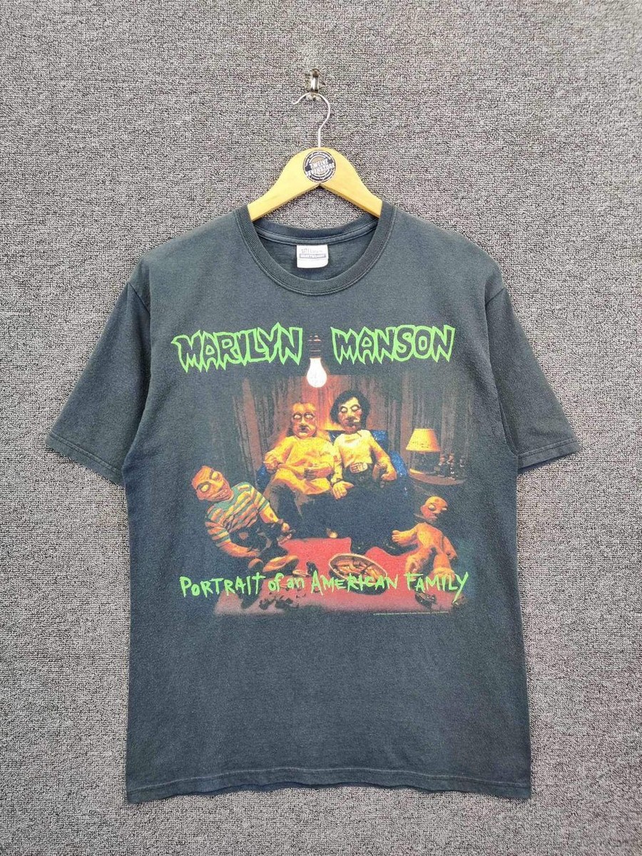 Vintage Marilyn Manson Portrait Of An American Family Tshirt