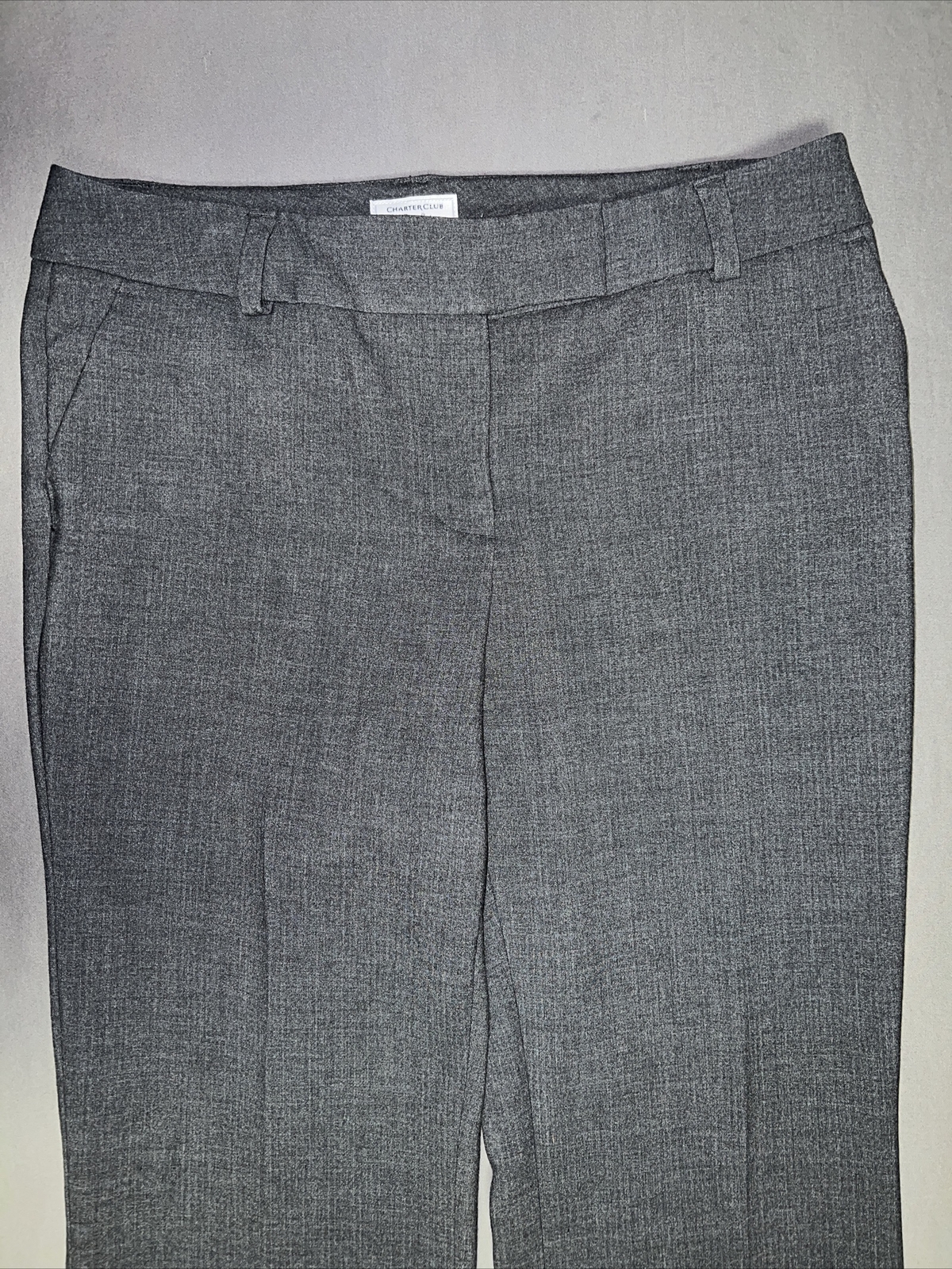 Charter Club Pant Shop Women’s Pants Size 12 Gray (756)