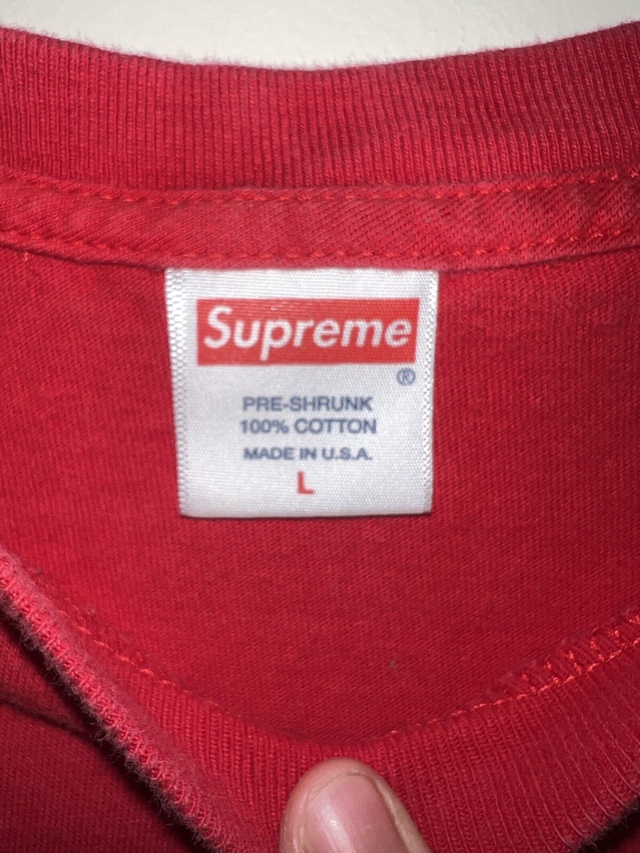 SUPREME CROSS BOX LOGO TEE • RED • SIZE LARGE | eBay SUPREME CROSS BOX LOGO TEE • RED • SIZE LARGE | eBay